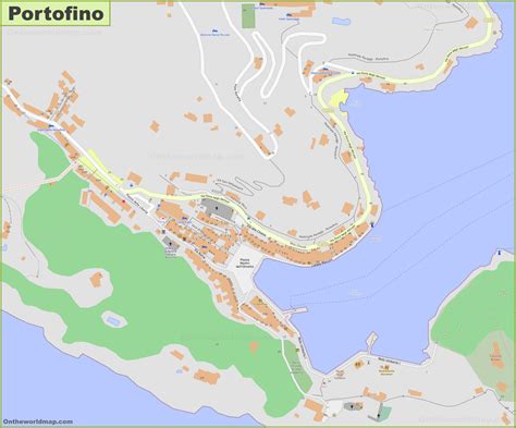 portofino italy map location today.